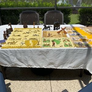 Bundle of collectibles from Africa late 1950’s - 60’s